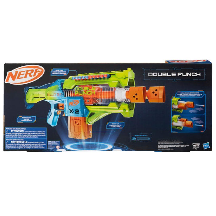 Nerf Elite 2.0: Lanzador Motorizado Double Punch