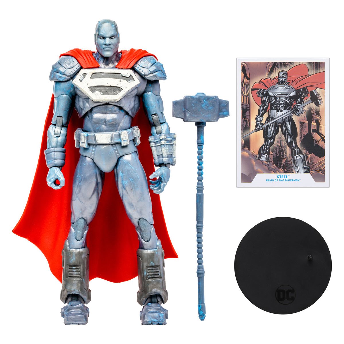McFarlane Figura de Accion: DC Comics Reign Of The Supermen - Steel 7 Pulgadas