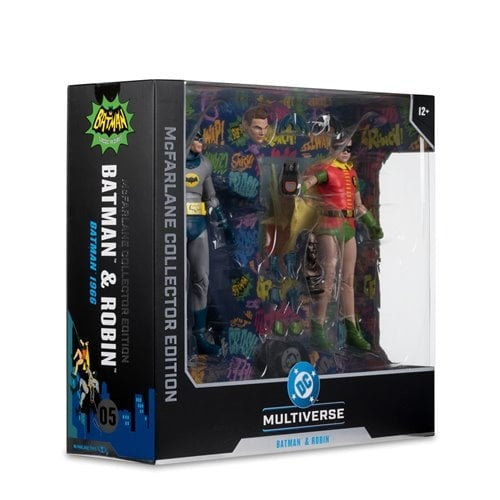 Mcfarlane Collector Edition: Batman 1966 - Batman And Robin 7 Pulgadas 2 Pack