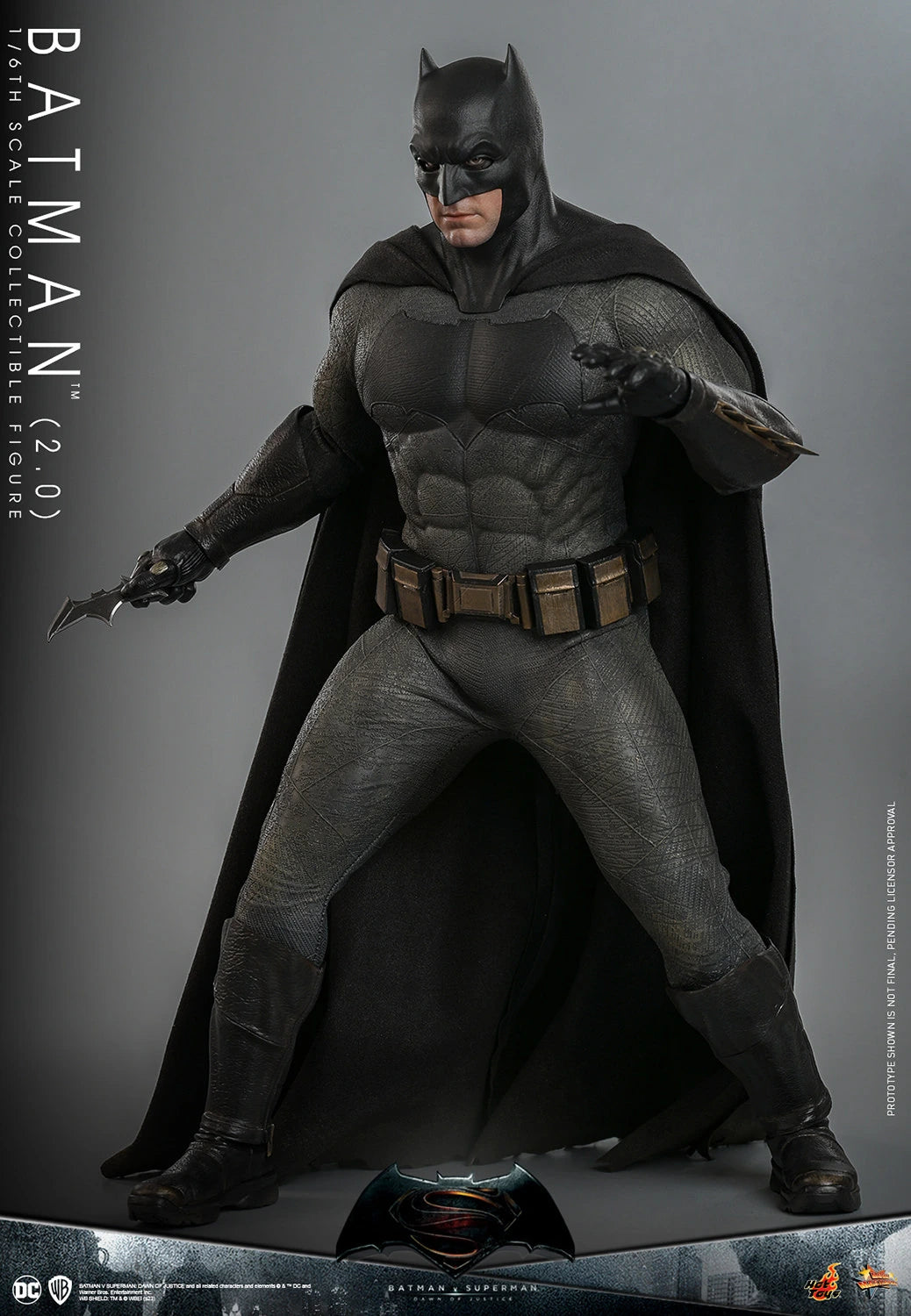 Hot Toys Movie Masterpiece Series: DC Batman vs Superman Dawn Of Justice - Batman 2.0 Escala 1/6