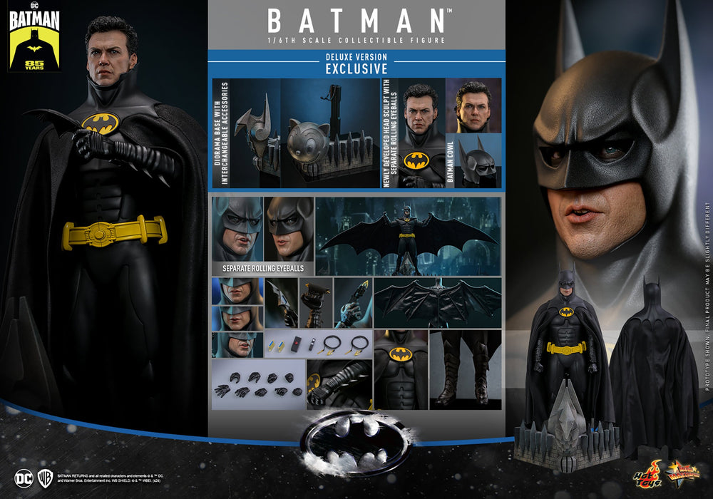 Hot Toys Movie Masterpiece Series: DC Batman Returns - Batman Deluxe Escala 1/6