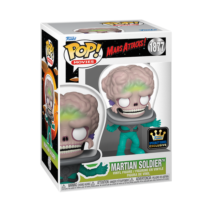 Funko Pop Movies: Mars Attacks - Alien Soldado Specialty