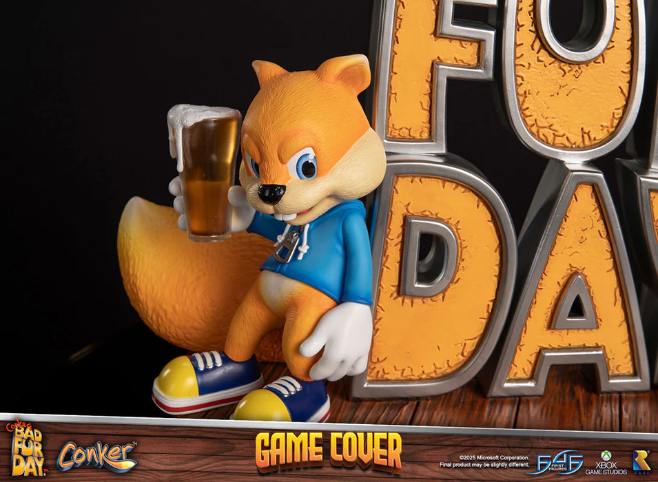 First 4 Figures: Conkers Bad Fur Day - Game Cover Standard Edition 17 Pulgadas