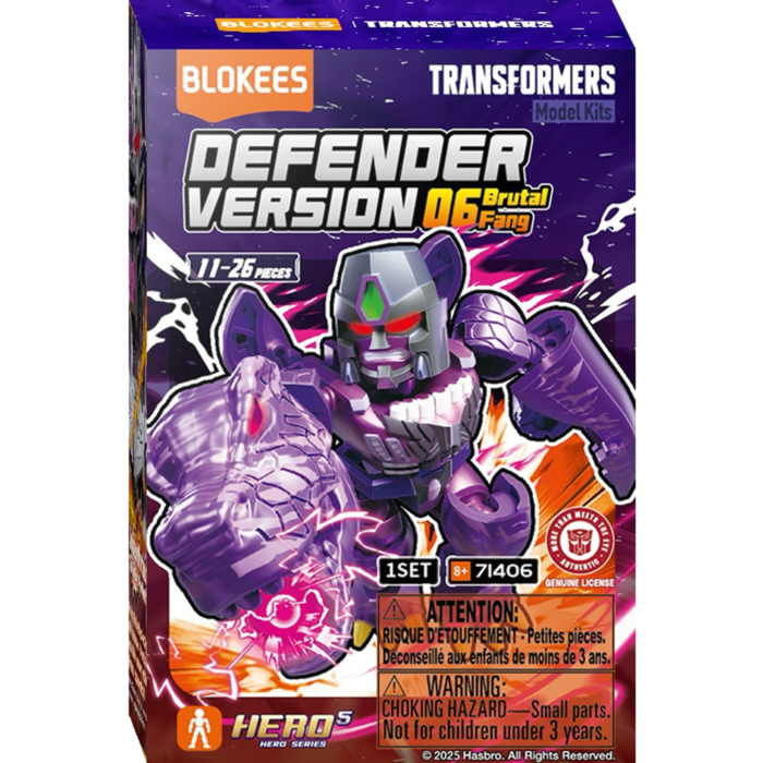 Blokees Transformers Defender Version: 06 Brutal Fang Unitario 71406