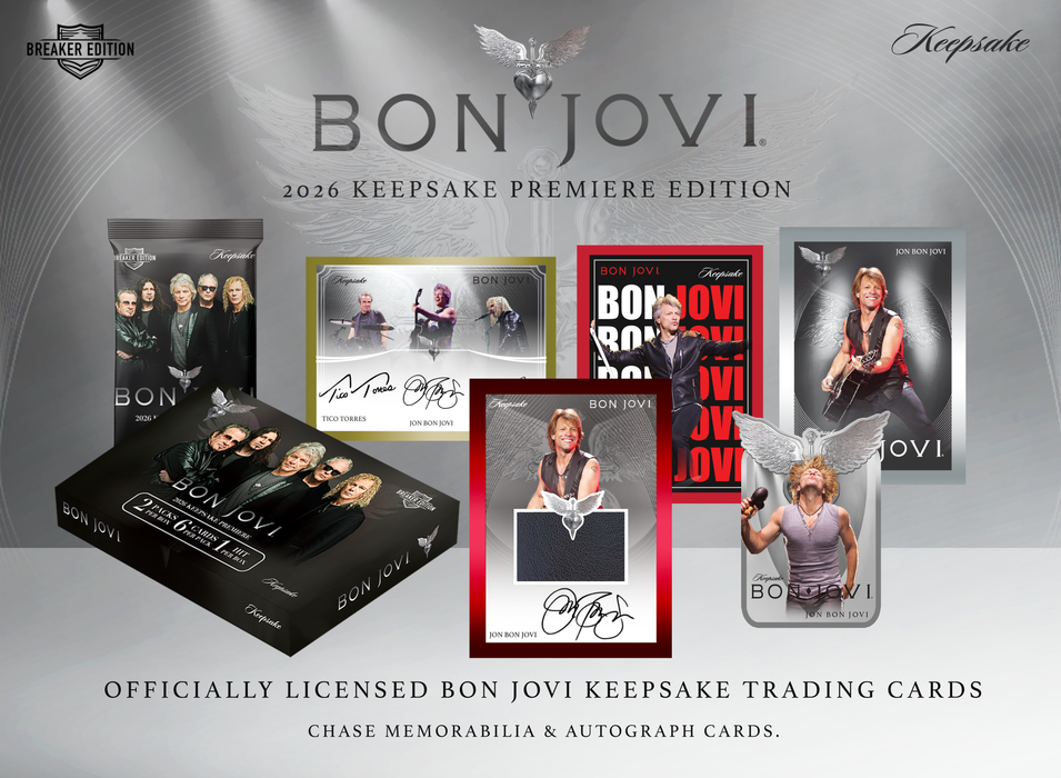 SUPER BREAK: Keepsake - 2026 Bon Jovi Keepsake Premiere Breaker Hobby Box