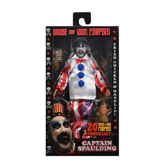NECA Figura de Accion Vestida: House of 1000 Corpses - Captain Spaulding 8 Pulgadas