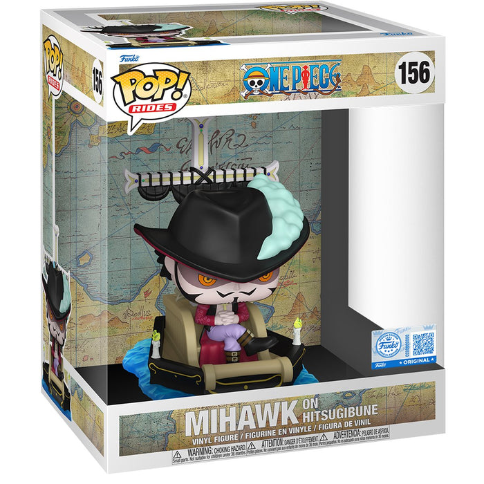 Funko Pop Rides: One Piece - Mihawk en Hitsugibune Specialty