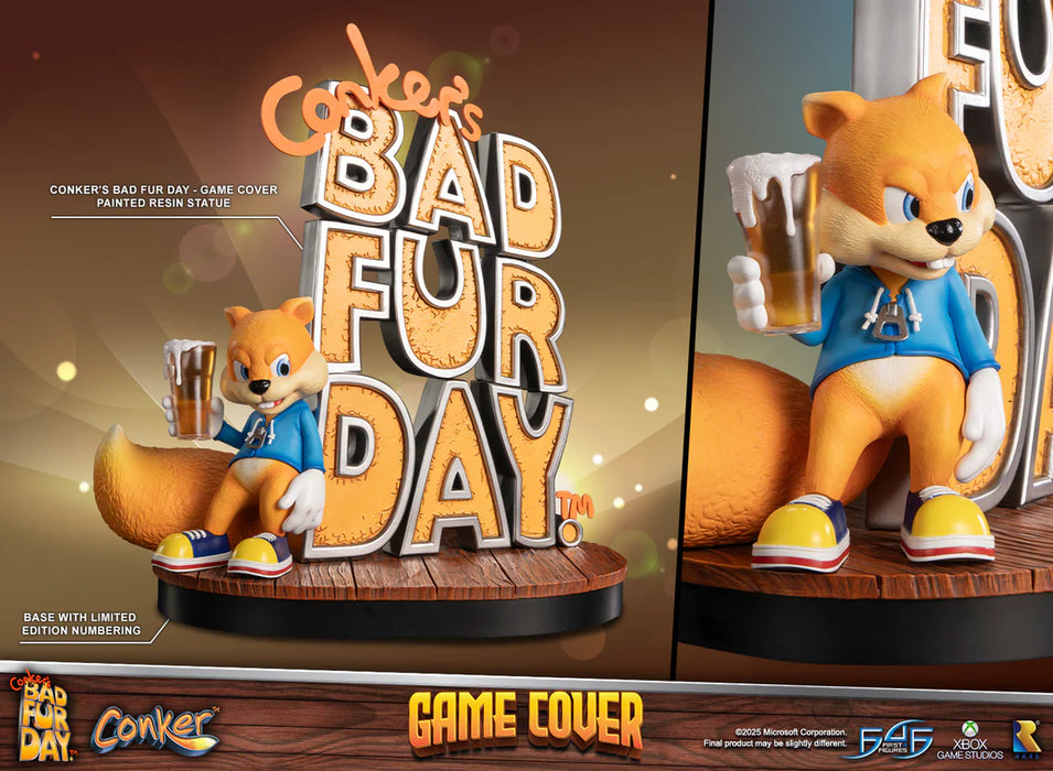 First 4 Figures: Conkers Bad Fur Day - Game Cover Standard Edition 17 Pulgadas