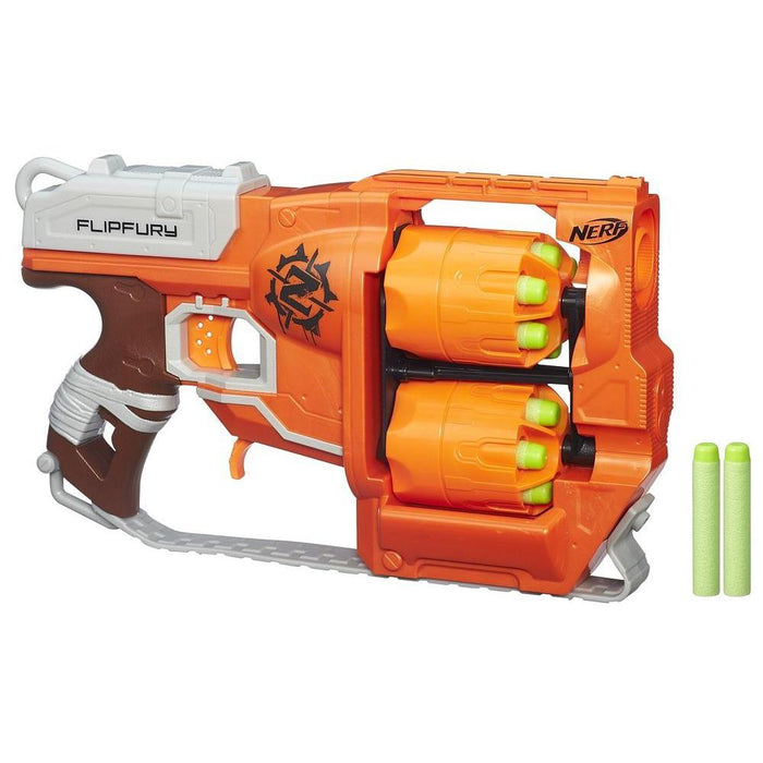 Nerf Zombie Strike: Flipfury Lanzador de Dardos