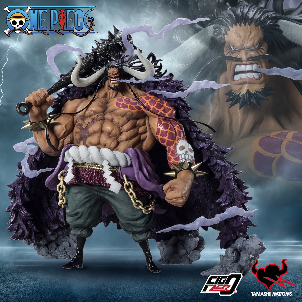 Bandai Tamashii Nations Figuarts ZERO: One Piece - Kaido Rey de las Bestias Estatua Extra Battle