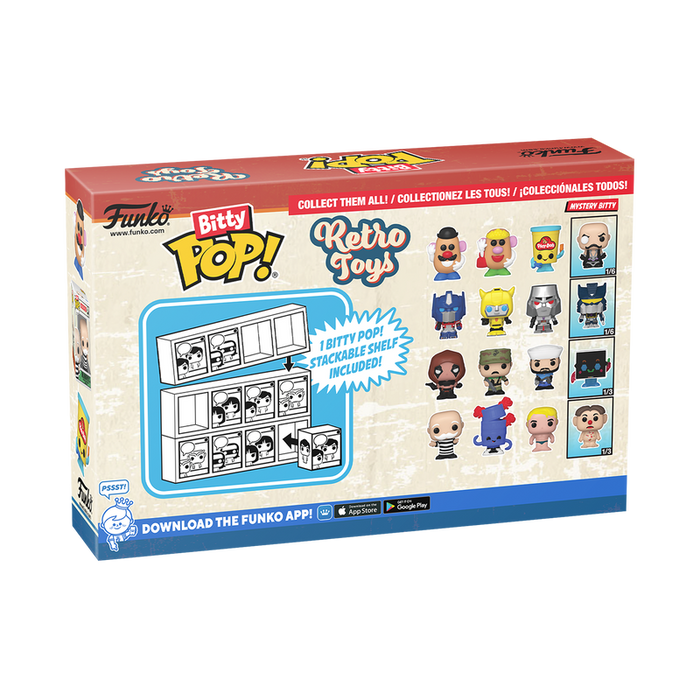 Funko Bitty Pop: Retro Toys - Mr. Monopoly 4 Pack