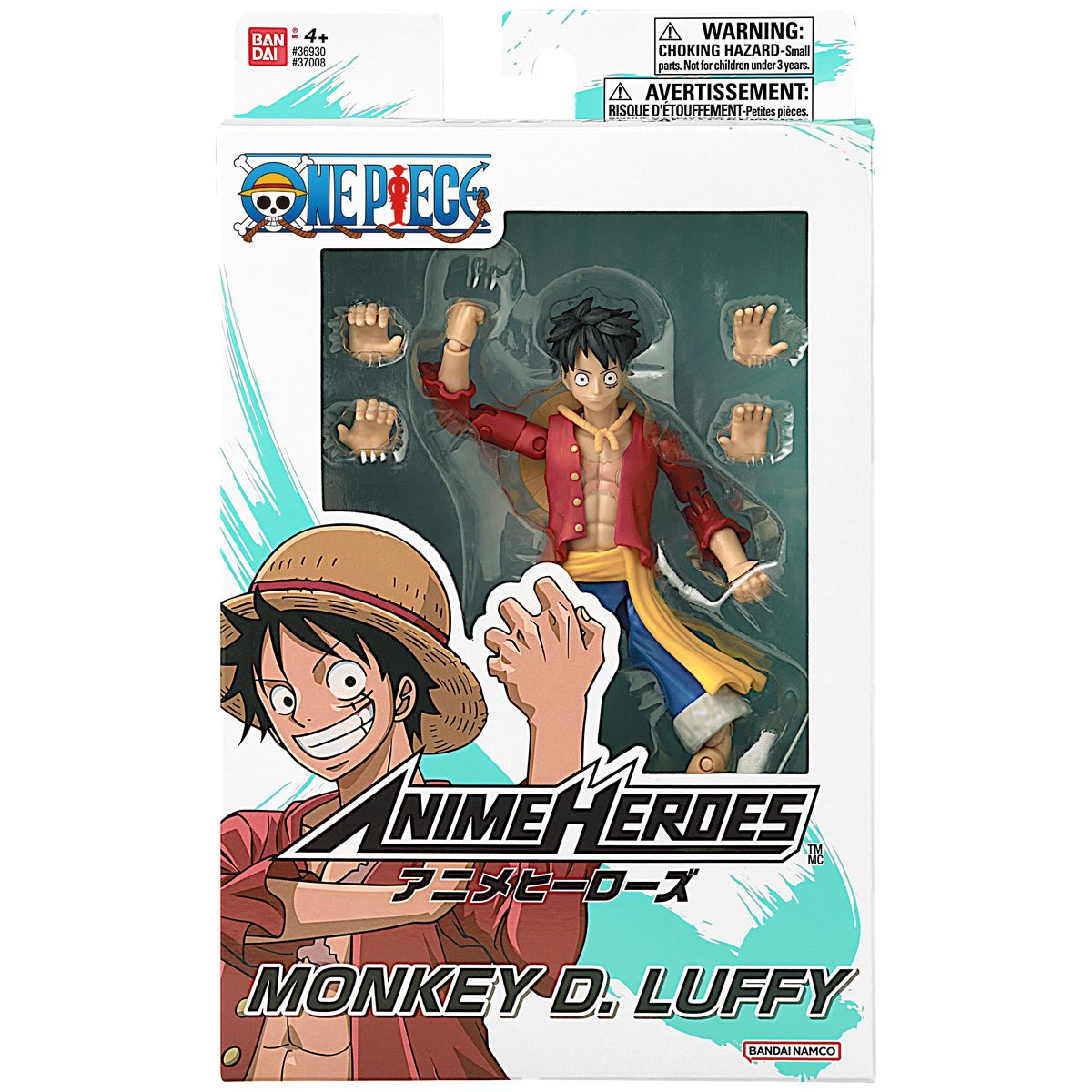 Bandai Anime Heroes: One Piece - Monkey D Luffy Version 2 Figura de Accion