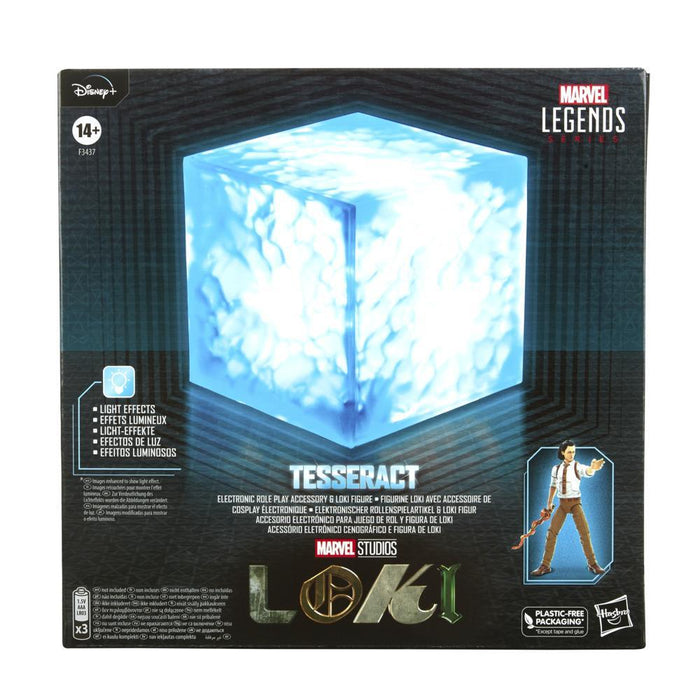 Marvel Legends Series: Cubo Cosmico Electronico y Figura De Loki
