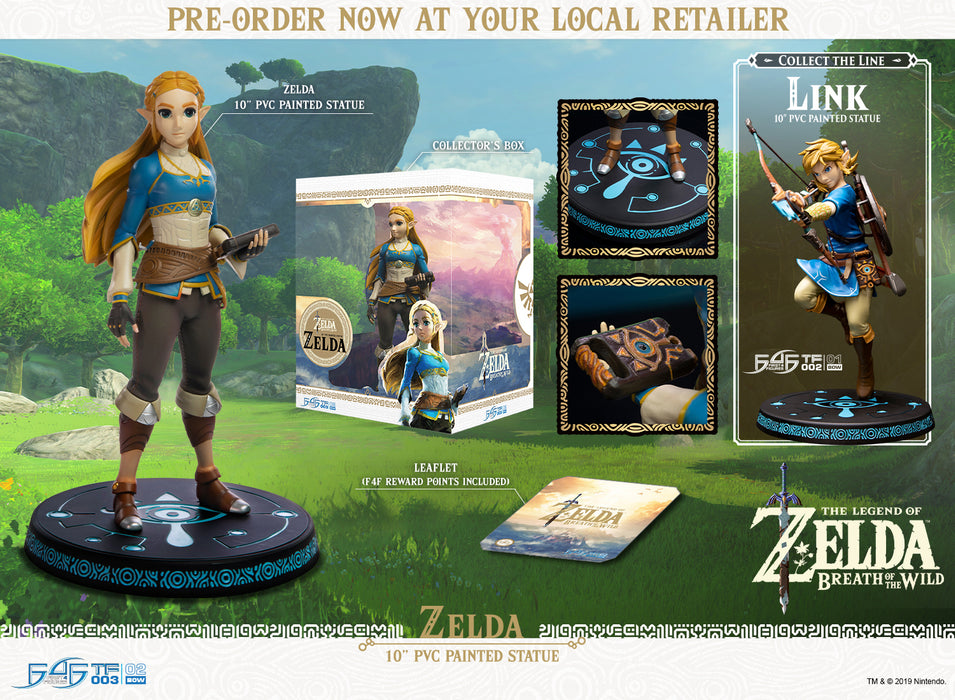 First 4 Figures The Legend of Zelda: TLOZ Breath of the Wild - Zelda 10 Pulgadas Estandar