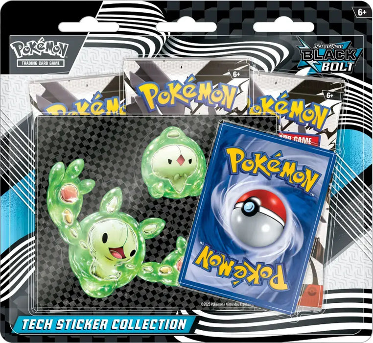 Pokemon TCG Scarlet & Violet: Black Bolt - Tech Sticker Collection en Ingles