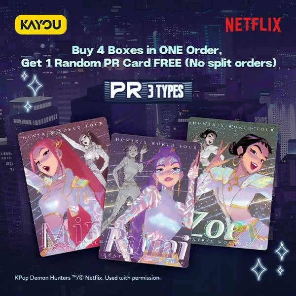 Kayou Trading Card Game: Kpop Demon Hunters Collectible - Energy Edition - Cp Booster 002