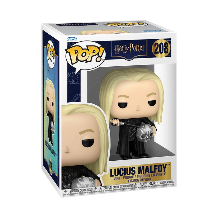 Funko Pop Movies: Harry Potter - Lucius Malfoy mascara motifago