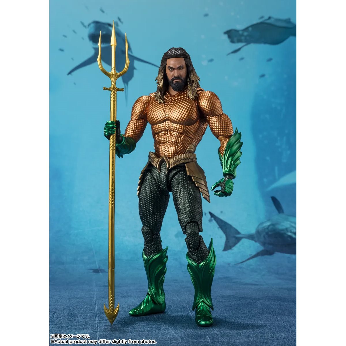 Bandai Tamashii Nations SH Figuarts: DC Aquaman y El Reino Perdido - Aquaman Figura De Accion