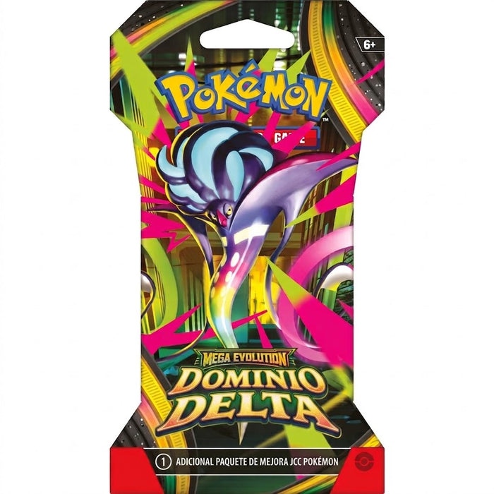 Pokemon TCG: Megaevolucion Dominio Delta - Sleeved Booster en Español 10-10443-106