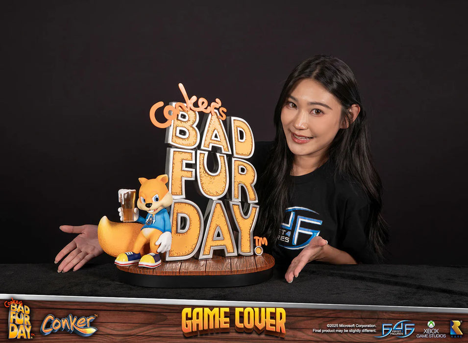 First 4 Figures: Conkers Bad Fur Day - Game Cover Standard Edition 17 Pulgadas