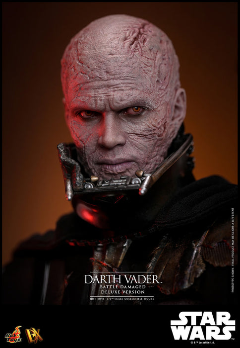 Hot Toys DX Series: Star Wars - Darth Vader En Batalla Con Luz Led Deluxe Escala 1/6