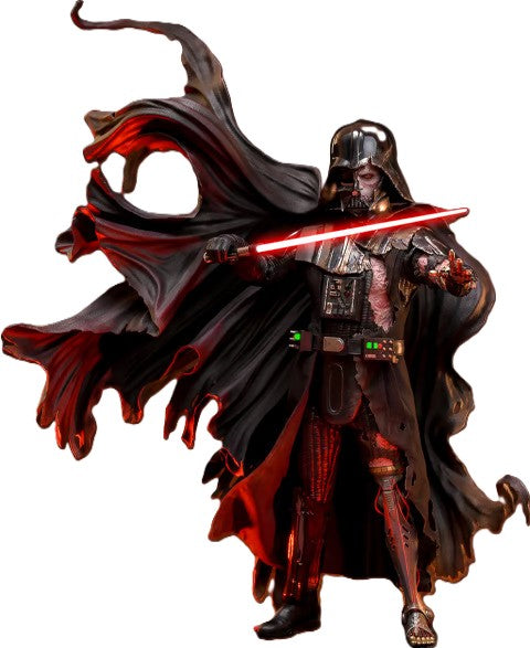 Hot Toys DX Series: Star Wars - Darth Vader En Batalla Con Luz Led Deluxe Escala 1/6