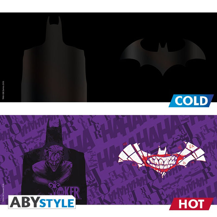 ABYstyle Taza Termocromatica: DC Comics The Dark Knight - Batman Matte 460 ml Con Caja