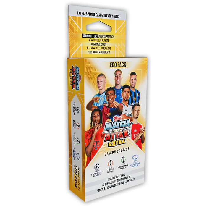 Topps UEFA Club Competitions Match Attax Extra 2025: Eco Pack