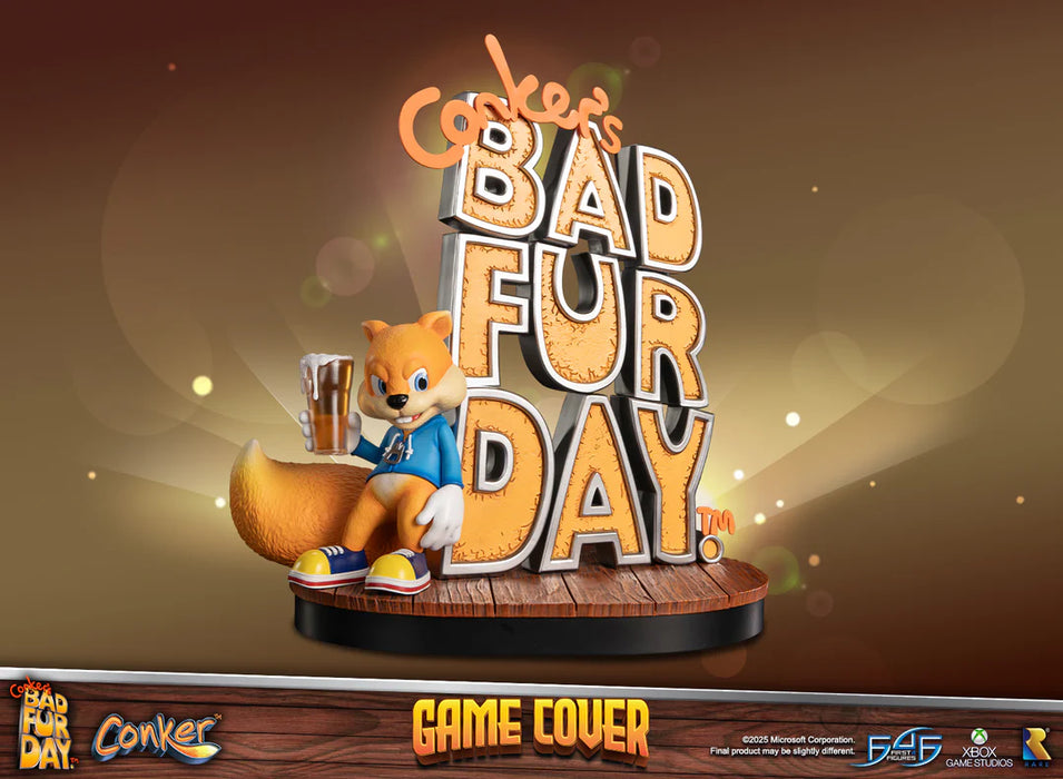 First 4 Figures: Conkers Bad Fur Day - Game Cover Standard Edition 17 Pulgadas