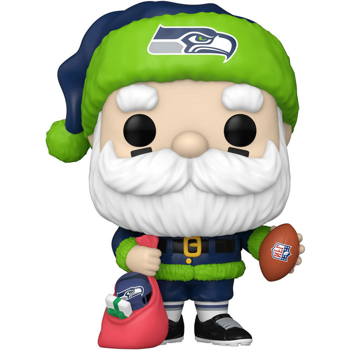 Funko Pop NFL: Halcones Marinos de Seattle - Santa Claus Holiday