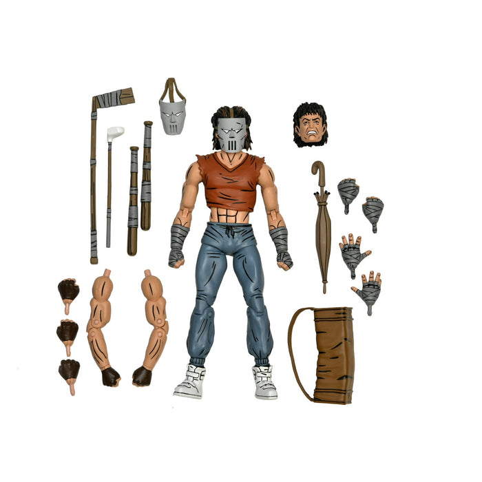 NECA Figura de Accion: TMNT Tortugas Ninja Mirage Comics - Casey Jones Red Shirt 7 Pulgadas