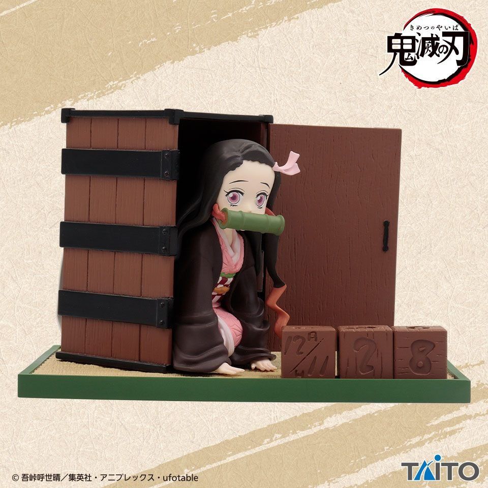Taito Prize Figure Perpetual Calendar: Demon Slayer Kimetsu No Yaiba - Kamado Nezuko
