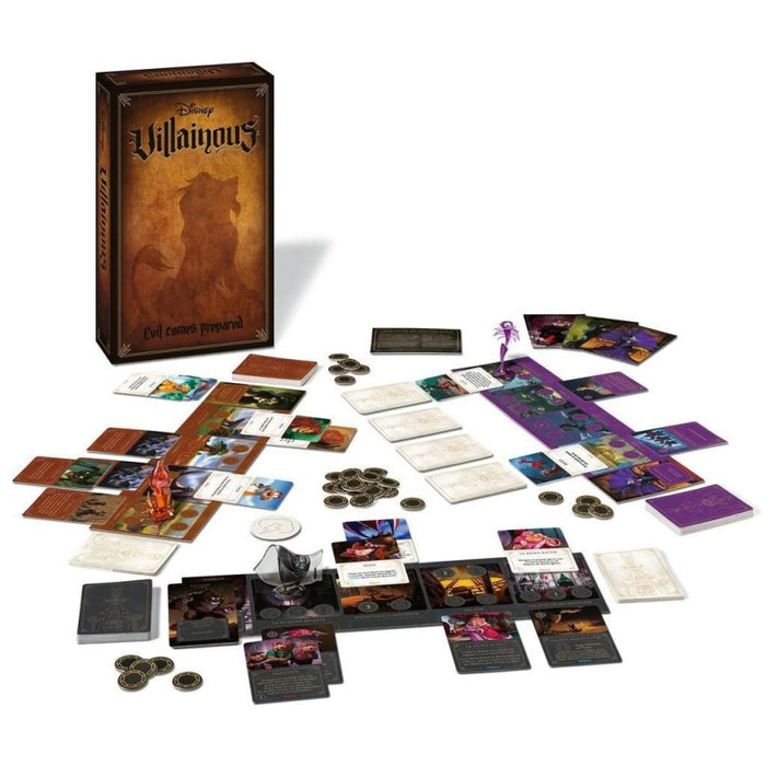 Ravensburger Juegos de Mesa: Disney -  Villanos La Maldad viene preparada Español