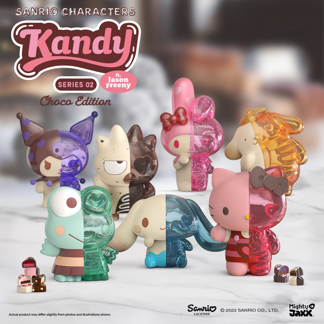 Mighty Jaxx Figures Kandy: Sanrio By Jason Freeny - Series 02 Choco Edition Figura Sorpresa
