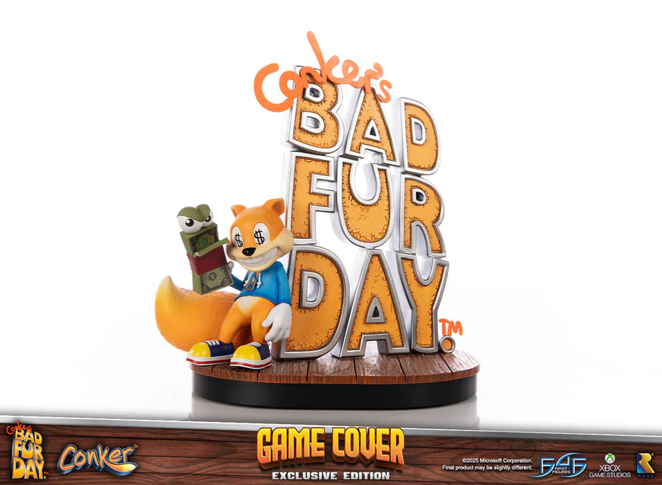 First 4 Figures: Conkers Bad Fur Day - Game Cover Exclusive Edition 17 Pulgadas