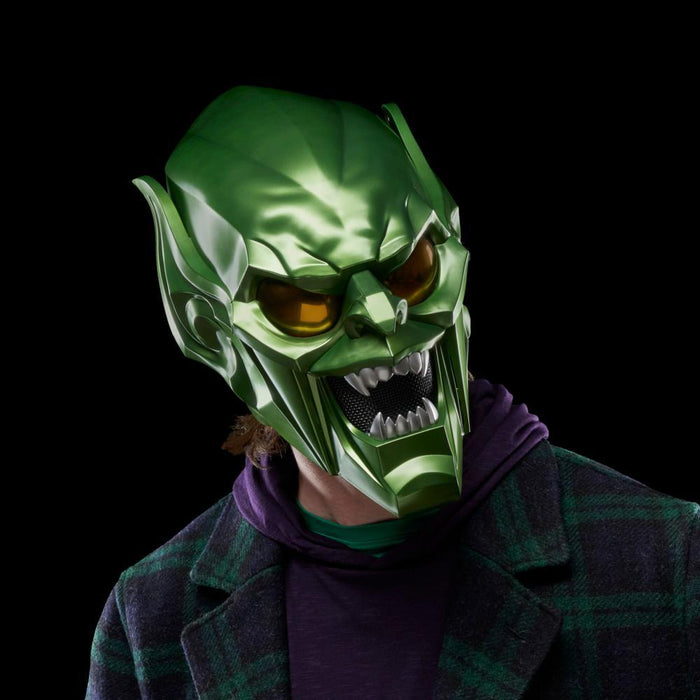 Marvel Legends Series: Spider-Man No Way Home - Casco Premium Duende Verde