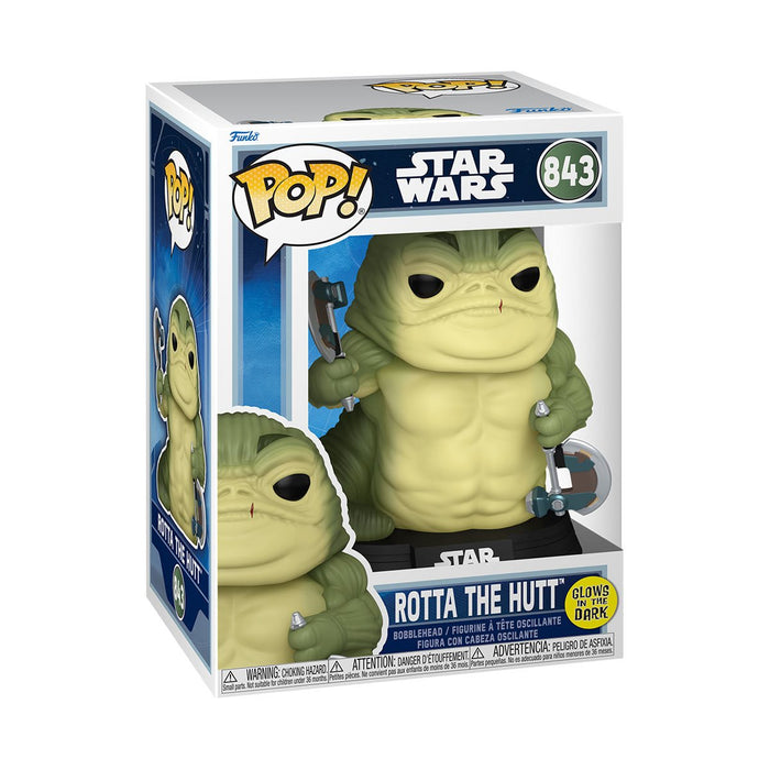 Funko Pop Star Wars: The Mandalorian y Grogu - Rotta the Hutt