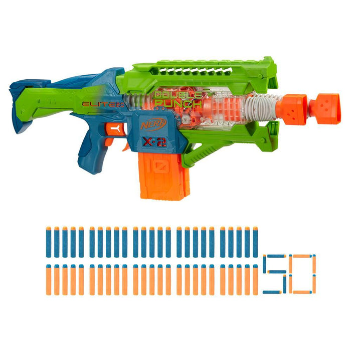 Nerf Elite 2.0: Lanzador Motorizado Double Punch
