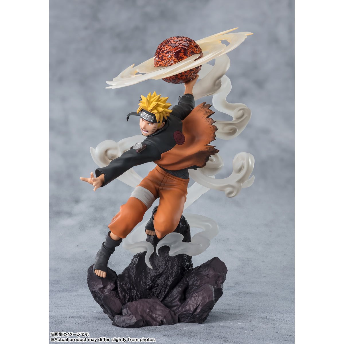 Bandai Tamashii Nations Figuarts ZERO: Naruto Shippuden - Naruto Uzumaki Sage Art Lava Release Rasenshuriken Extra Battle Estatua