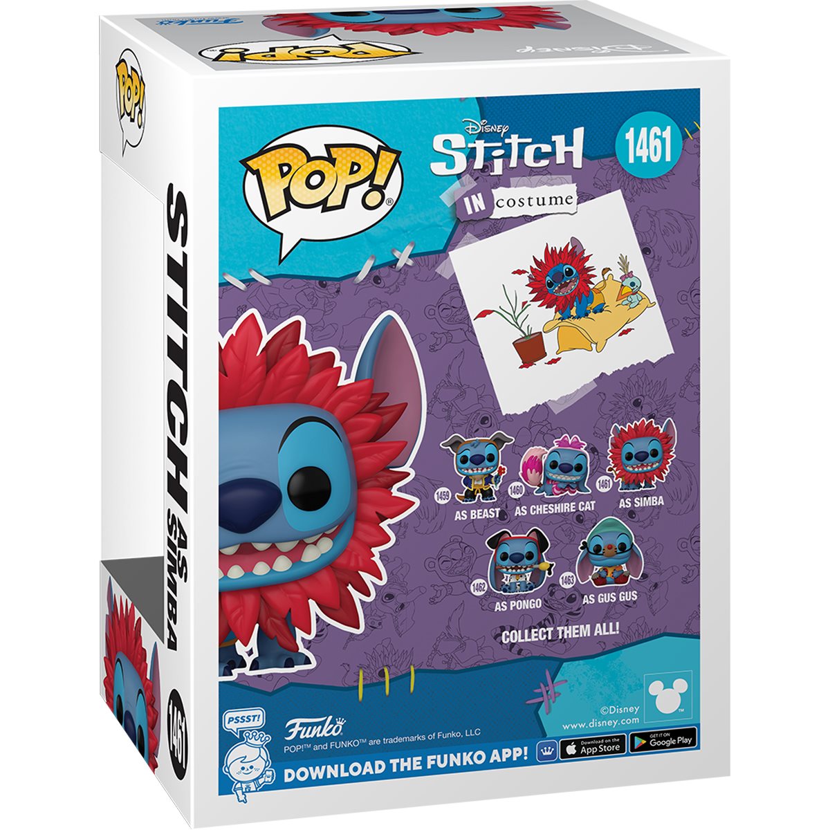 Funko Pop Disney: Stitch In Costume - Stitch Como Simba