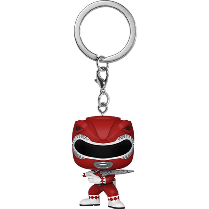 Funko Pop Keychain: Mighty Morphin Power Rangers 30 Aniversario - Red Ranger Llavero
