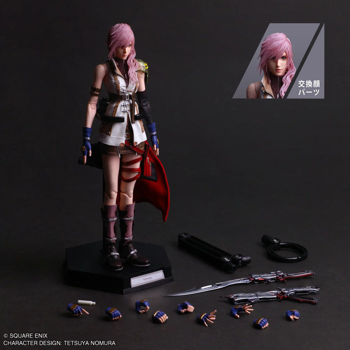 Square Enix Action Figure Play Arts Shin: Final Fantasy Xiii - Lightning