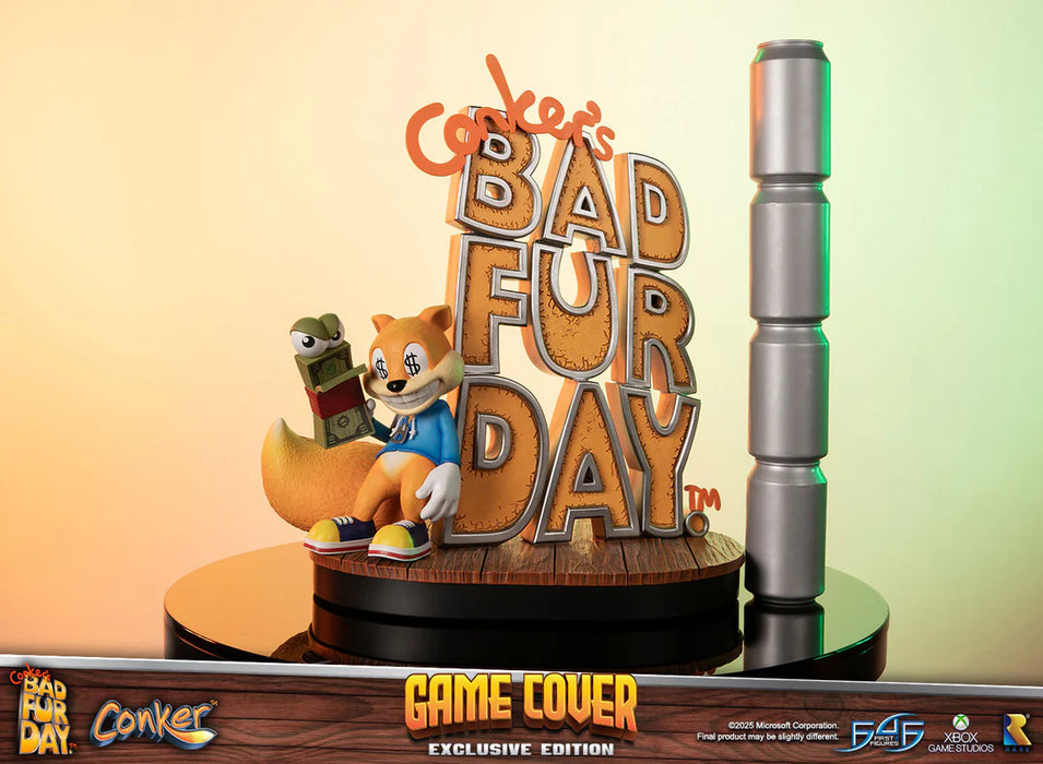 First 4 Figures: Conkers Bad Fur Day - Game Cover Exclusive Edition 17 Pulgadas