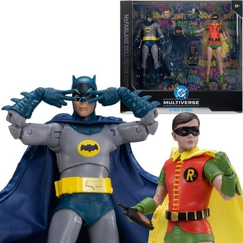 Mcfarlane Collector Edition: Batman 1966 - Batman And Robin 7 Pulgadas 2 Pack