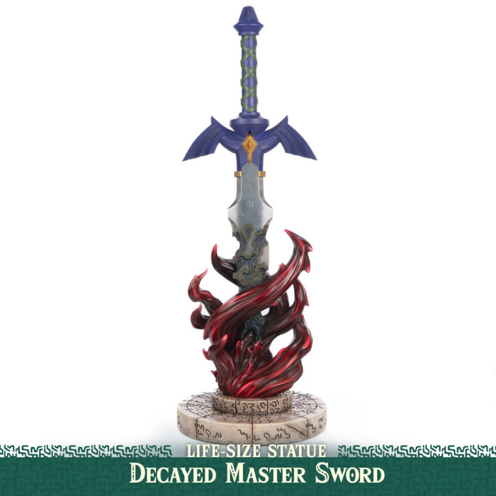 First 4 Figures: The Legend of Zelda Tears of the Kingdom - Espada Maestra Deteriorada 28 Pulgadas