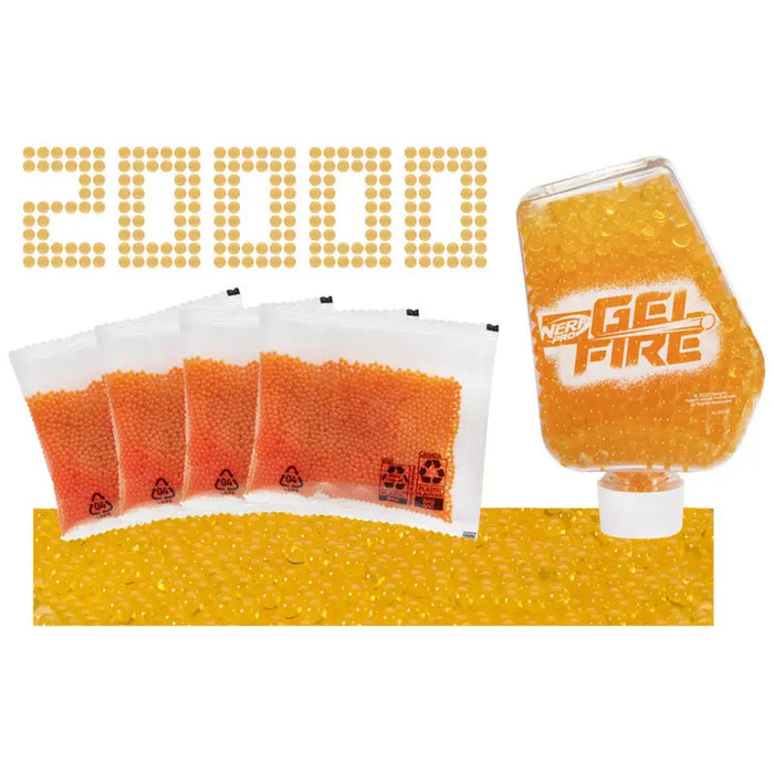 Nerf Gelfire: Refill Hopper 20000 Rondas Gelfire Deshidratadas