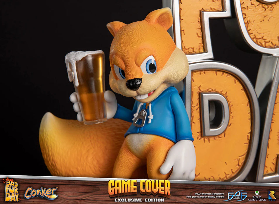 First 4 Figures: Conkers Bad Fur Day - Game Cover Exclusive Edition 17 Pulgadas