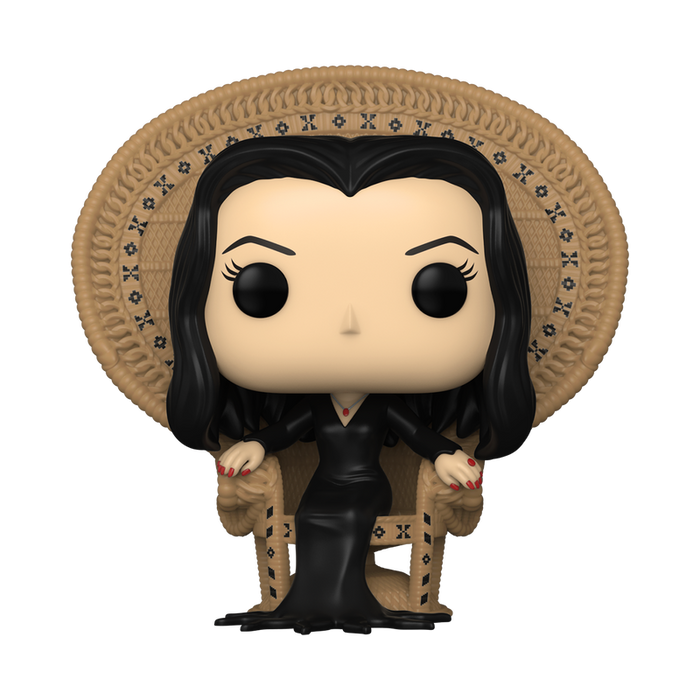 Funko Pop Premium: Los Locos Adams - Morticia Addams Con Silla