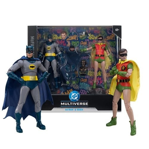 Mcfarlane Collector Edition: Batman 1966 - Batman And Robin 7 Pulgadas 2 Pack
