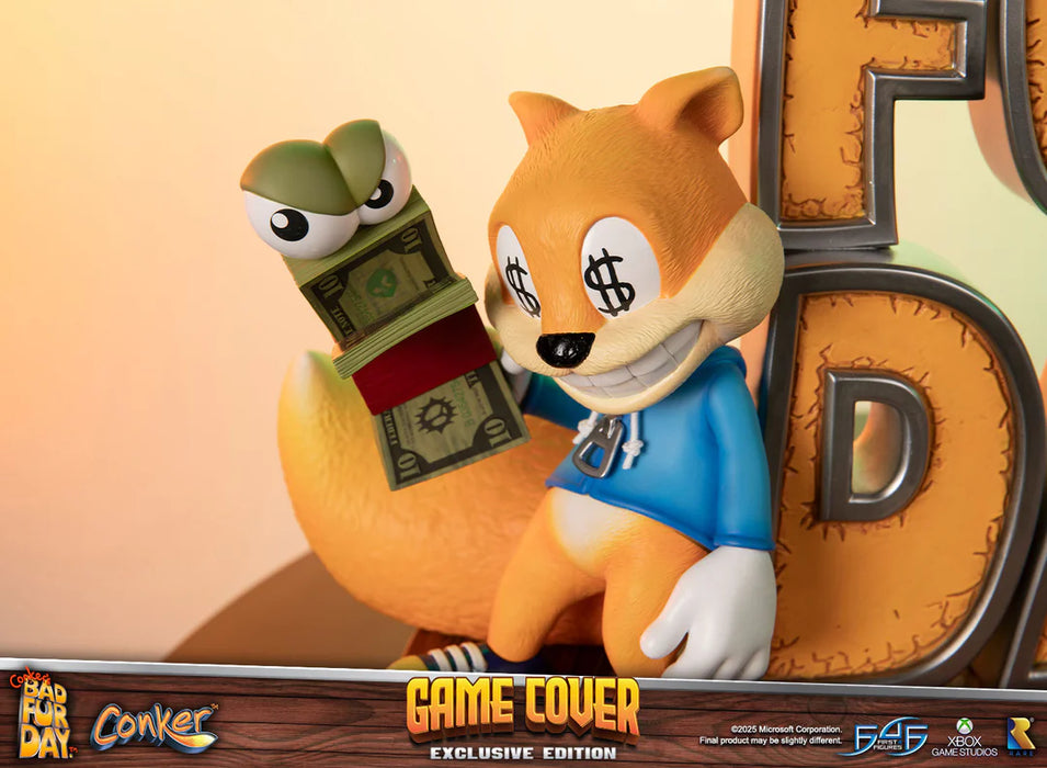 First 4 Figures: Conkers Bad Fur Day - Game Cover Exclusive Edition 17 Pulgadas